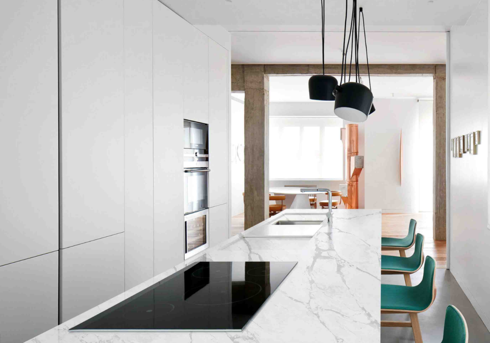 White Eclypse Quartz Worktop